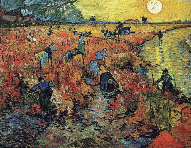 La vigna rossa - Vincent Van Gogh, 1888