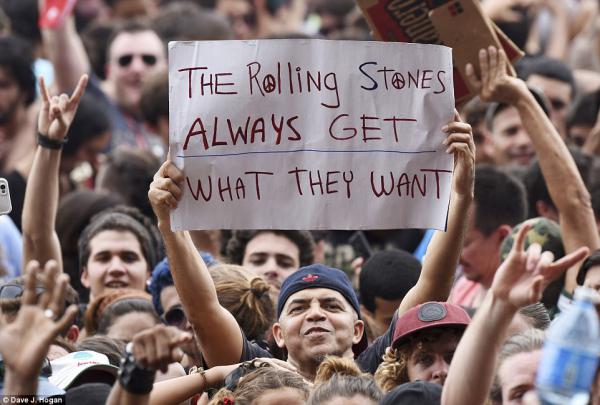 The Rolling Stones always get what they want