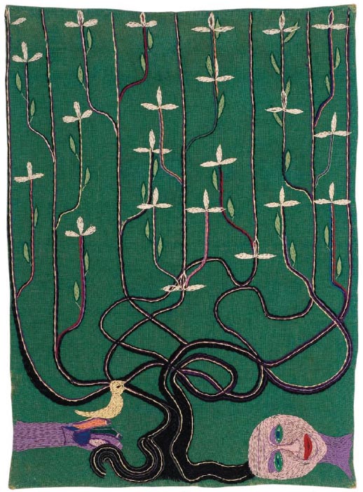 Violeta Parra. “Árbol de la vida”. Arpillera, 1963
