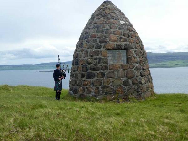 The MacCrimmon Memorial, Borreraig, Dunvegan, Skye