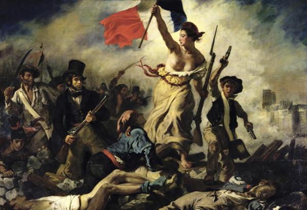 La libertà che guida il popolo -Eugene Delacroix