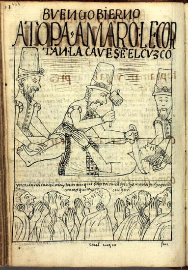 Supplizio di Túpac Amaru I, Cusco 1572