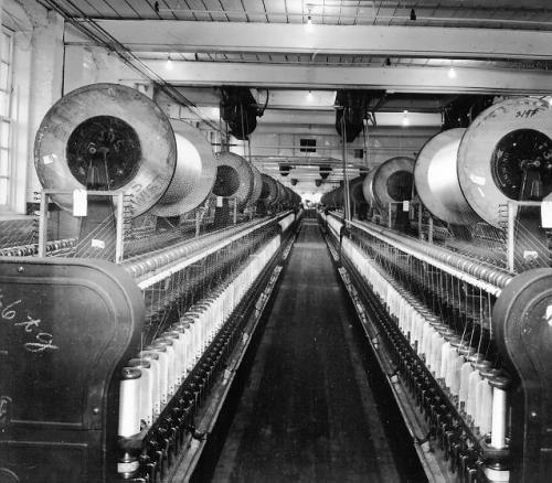 Reparto bobine alla Winnsboro Cotton Mill, South Carolina, negli anni 40‎