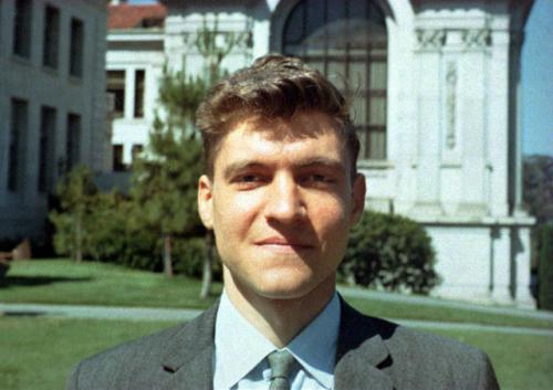 Theodore Kaczynski nel 1968, professore di matematica a Berkeley
