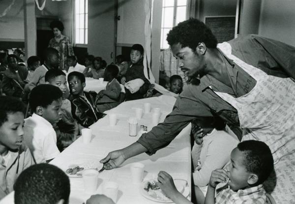 Black Panthers Party's breakfest for children program