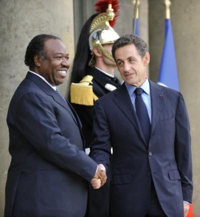 Il trombato Sarkozy con Bongo del ‎Gabon‎