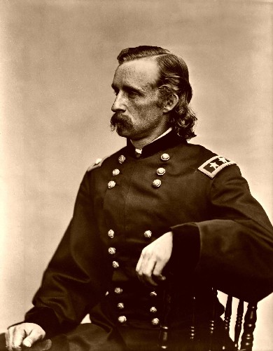 Il gen. George Armstrong Custer, 1839-1876.