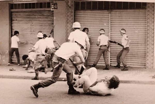 Repressione poliziesca in Brasile, ieri…