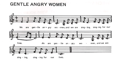 We are Gentle Angry Women (Singing For Our Lives)