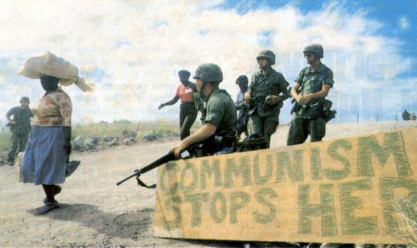 Grenada invasion, ‎‎“Operation Urgent Fury”, 1983. “Communism Stop Here”…‎