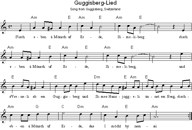 Guggisberglied