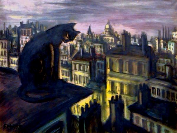 Nuit noire, quand les chats veillent sur la ville