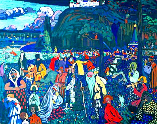 LA VIE MÉLANGÉE  Vassili Kandinsky – 1907