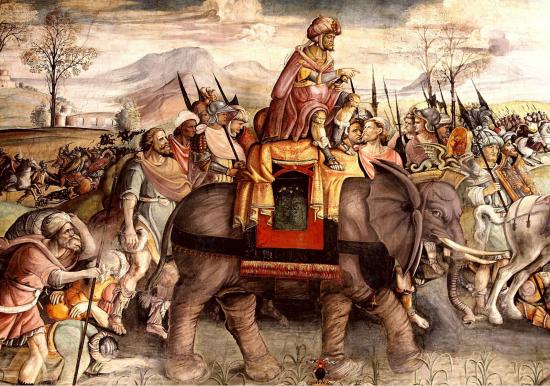 HANNIBAL ET LE BŒUF LUCANIEN <br />
 Jacopo Ripanda — 1509