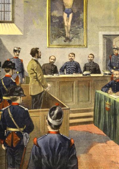 MICHELE ANGIOLILLO  face au Conseil de Guerre - 1897