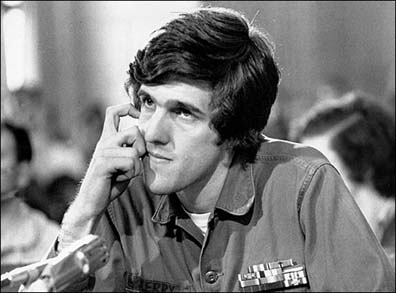 John Kerry during his Winter Soldier Testimony