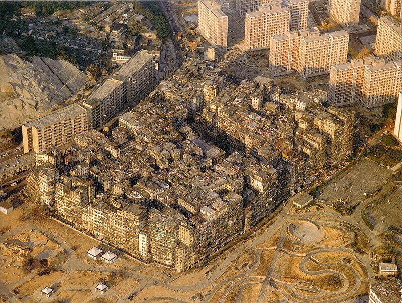 Hong Kong. La "Citadelle de Kowloon" (1989).