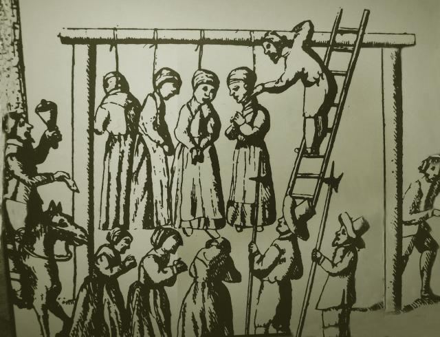 <br />
‎27 luglio 1645. ‎Impiccagione di 36 donne di Manningtree, riconosciute come streghe.‎