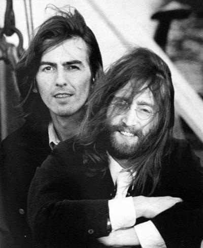 George Harrison & John Lennon