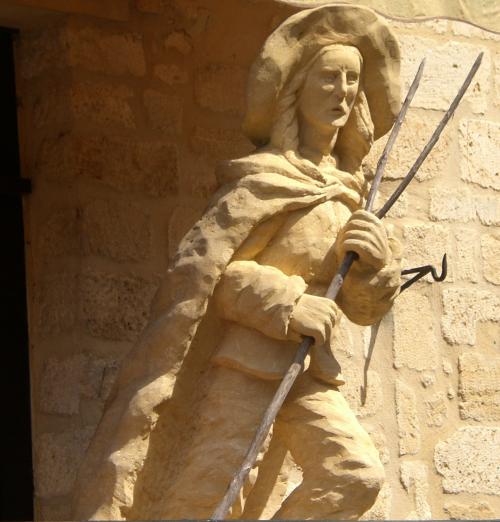 Monumento a “Jacquou le croquant” a Domme, in Aquitania