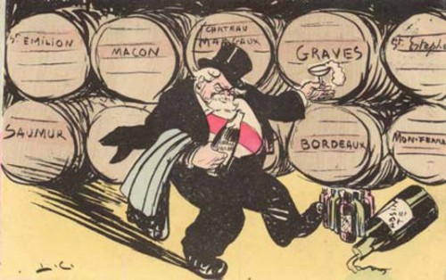 ‎Il presidente Armand ‎Fallières in una vignetta dell’epoca‎