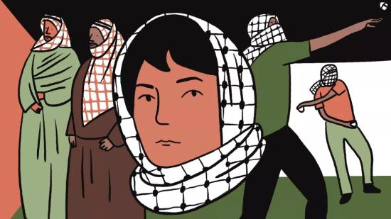 Tatreez e kefia in Palestina