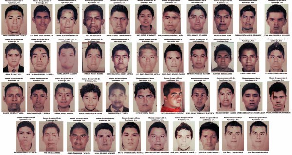 Estudiantes desaparecidos de la Ayotzinapa