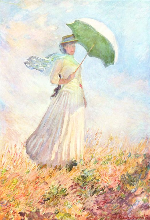 Femme à l'ombrelle , 1886  Claude Monet -  Paris, Musée d'Orsay 