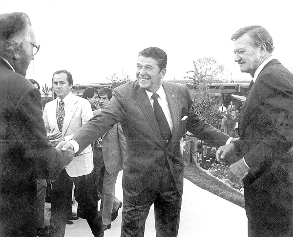 Ronald Reagan e John Wayne