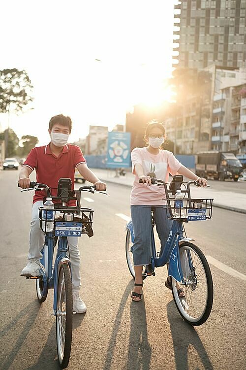 Cycling to the Sunset on the Streets of Saigon