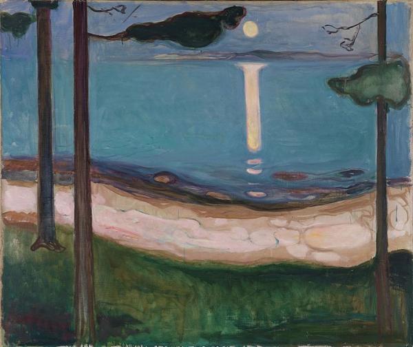 Edvard Munch, 1895 Moonlight
