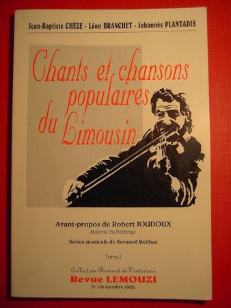 Chants et chansons populaires du Limousin