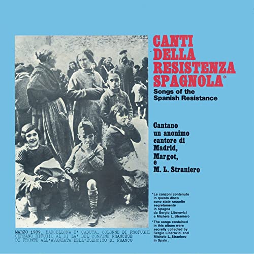 Canti della Resistenza Spagnola, copertina