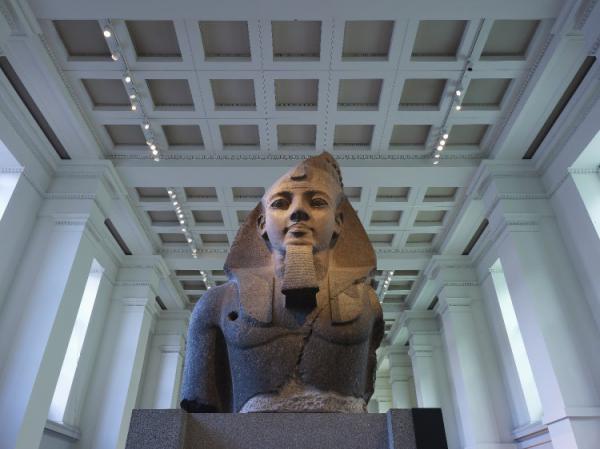 La statua di Ramesses II al British Museum