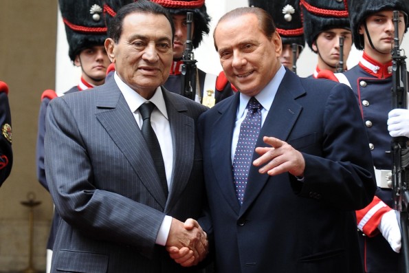 Berlusconi Mubarak