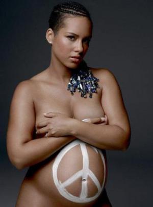Alicia Keys said she knew this image would draw attention, which is just what she wants as she builds an army of fans who want to make the world a better place for all