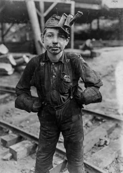  A tipple boy at Turkey Knob Mine- West Virginia 1908 credit to Lewis Hine