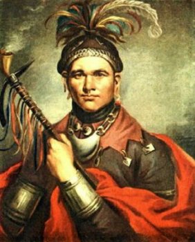 Cornplanter, capo indiano della tribù dei Seneca ai tempi della Rivoluzione americana
