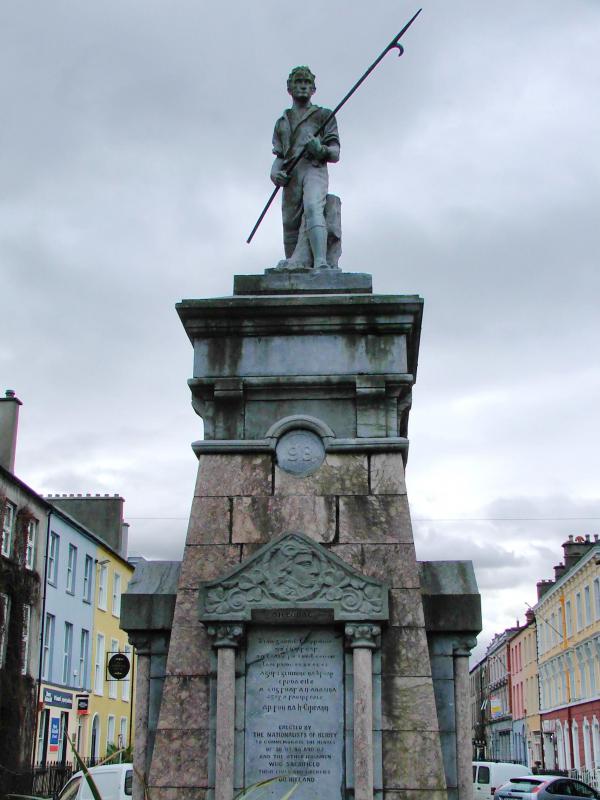 Tralee, contea di Kerry. Monumento al “Croppy Boy” del 1798