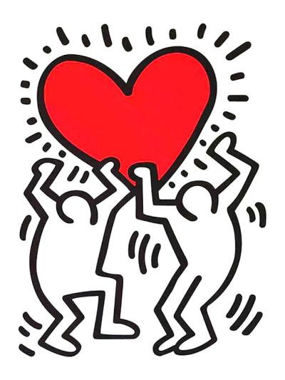 Keith Haring - Untitled Heart