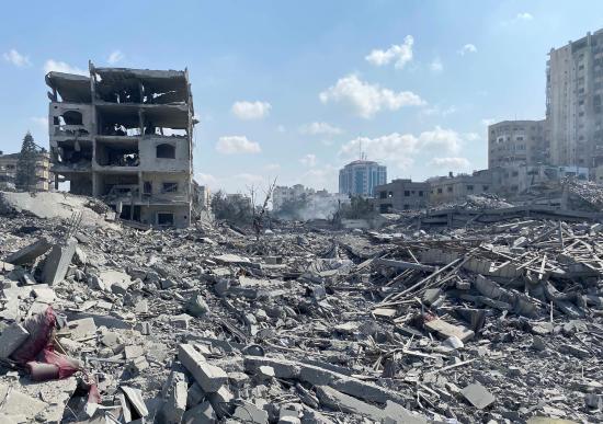 Damage in Gaza Strip during the October 2023 - 29