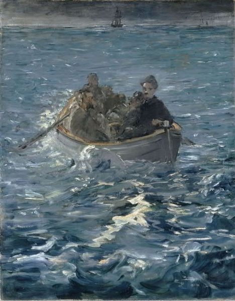 L’evasione di Rochefort da Nouméa, tela di Édouard Manet del 1881.‎