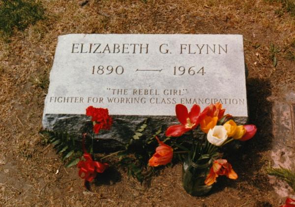 Elizabeth Gurley Flynn gravestone
