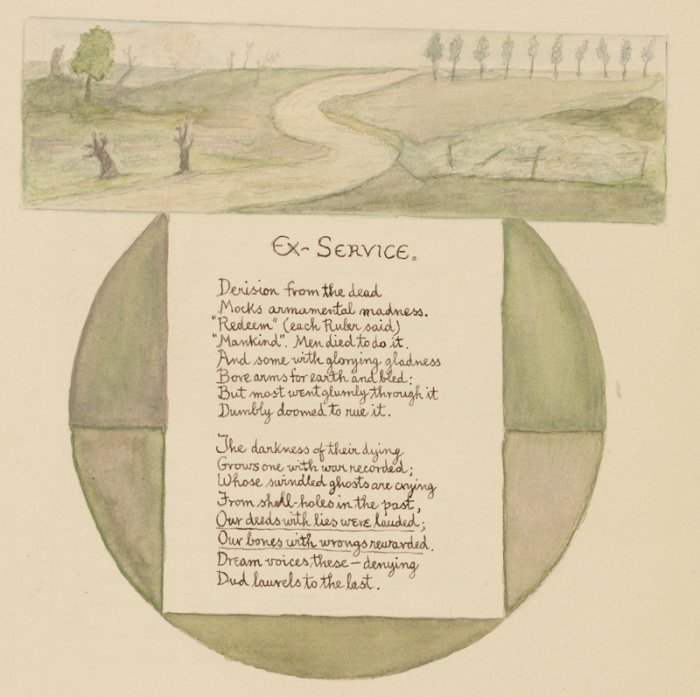 <br />
‎La poesia come ‎compare su di un versione manoscritta ed artistica di “Vigils” datata 1934‎