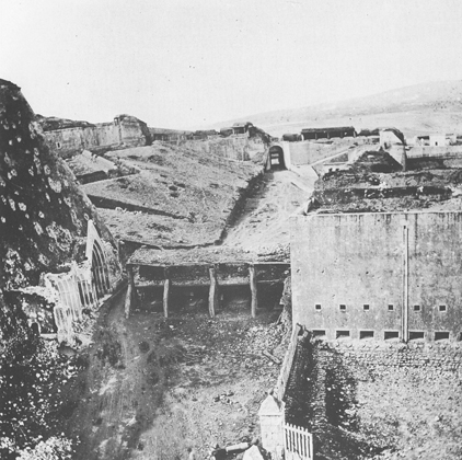 Forte gaeta batteria cittadella feb 1862