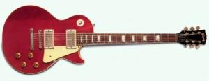 La Gibson Les Paul rossa regalata da Clapton a Harrison che Clapton utilizzò per la registrazione dell'assolo sul White Album