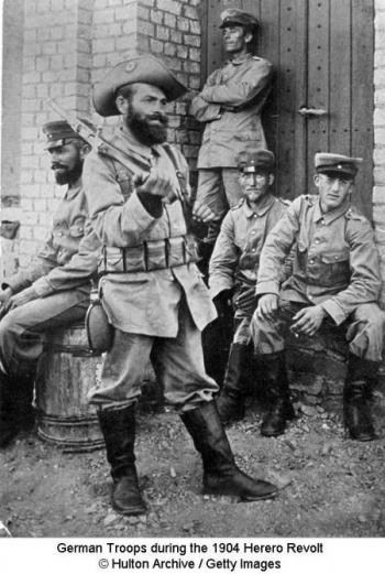 Truppe tedesche ‎durante la rivolta degli Herero nel 1904‎‎