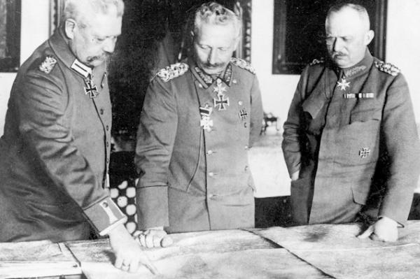 Die oberste Heeresleitung: Hindenburg, Il Kaiser Guglielmo II e Ludendorff