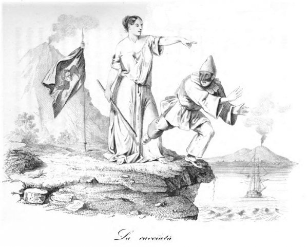 1848. La cacciata dei Borbone dalla Sicilia in una stampa allegorica dell’epoca