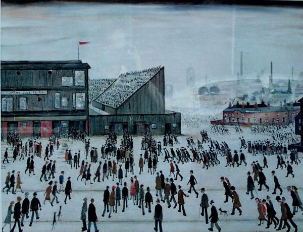 Laurence Stephen Lowry, “A Football Match”, 1949